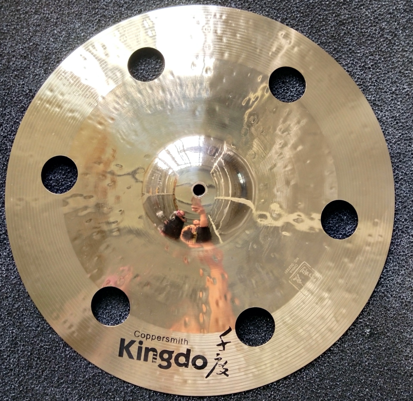 Drum Kit Cymbals With Holes