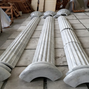 Limestone Columns and Arch Plates: Beige Natural Stone Projects