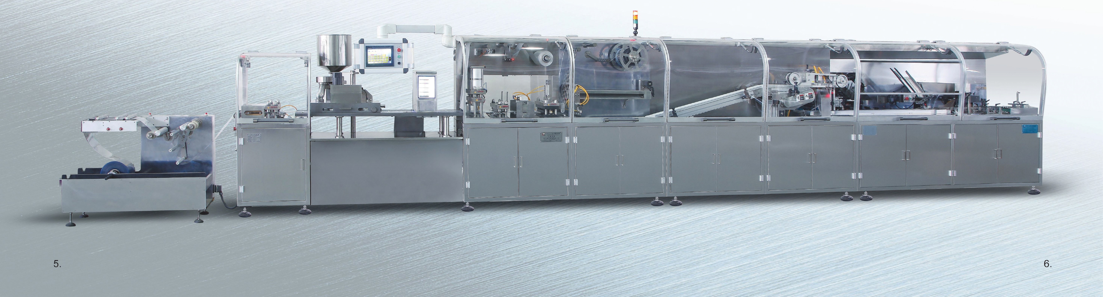 خط تولید اتوماتیک کارتن آلومینیوم-پلاستیک (1) Automatic Aluminum-Plastic Cartoning Production Line (1)