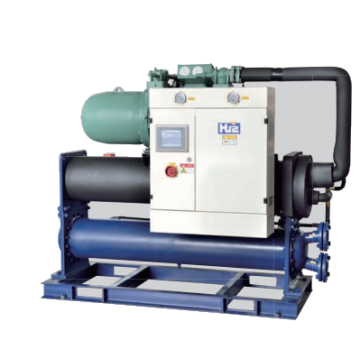 Screw type industrial chiller for injection