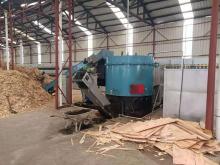 Biomass burner roller dryer