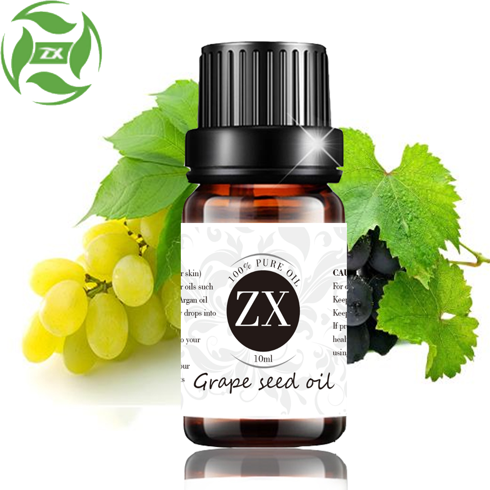 Óleo essencial de óleo de semente de uva natural orgânico puro