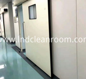 Hospital purification door with strong sound insulation