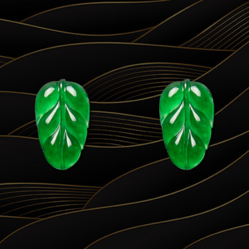 lucky leaf Maya Jadeite Ston