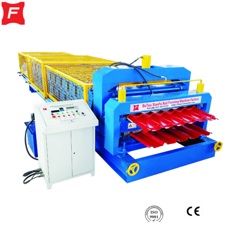 Color Metal Sheet Roof double roll forming machine