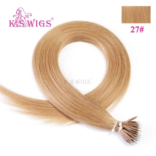 Nano Ring Extensions Brazilian Remy Human Hair