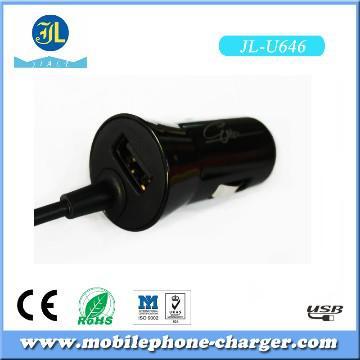 New style car Charger of mobile with the data cable and indicator