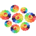 22mm 28mm 36mm Kawaii Plat Zon Bloem Hars Cabochon Voor DIY Haar Hoofdband Sieraden Bevindingen