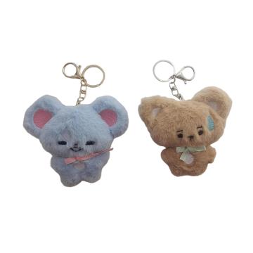 Мультфильм милая плюшевая игрушка для брелок