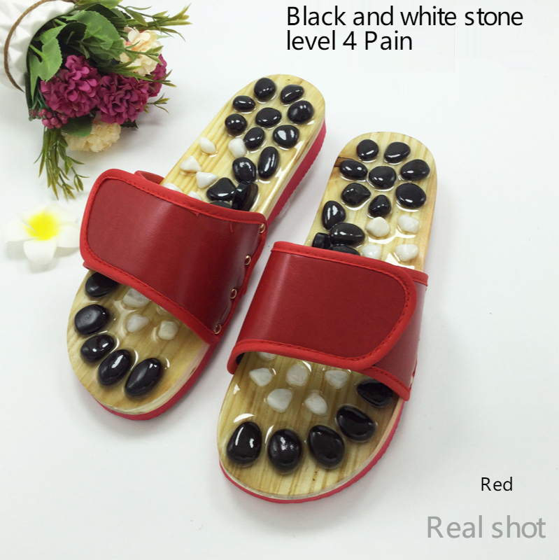 Manufacturers Cobblestone Acupoint Massage Slippers Health Care Men and Women Pedicure Shoes Sandals Wholesale