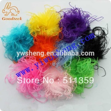 curly soft ostrich feather puffs