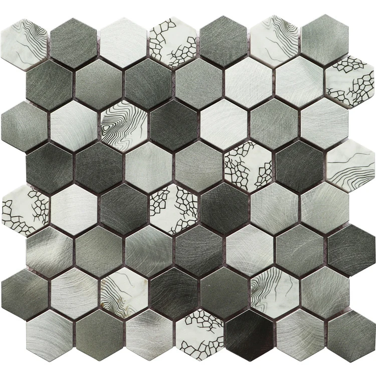 Lantern Metal Stainless Steel Wall Decorative Aluminium Mosaic Tile