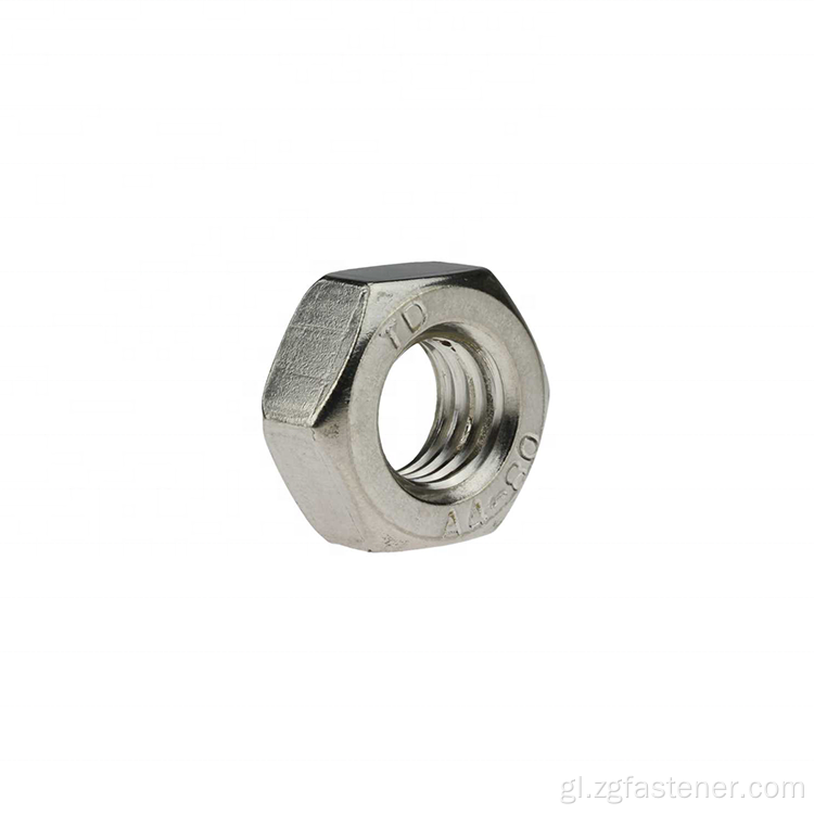 Nut hexágono de aceiro inoxidable GB6170