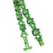 Escalator Handrail Newel Rotary Chain 17 Pairs Bearing