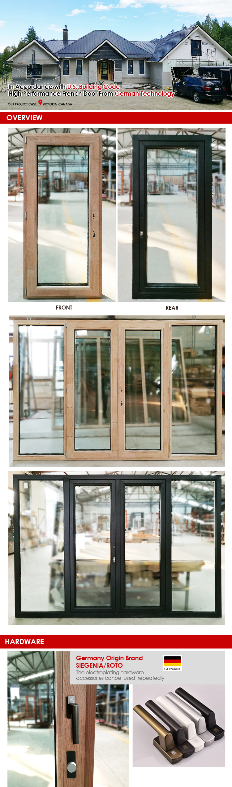 Dallas external solid hardwood doors exterior wood with glass panels door slab