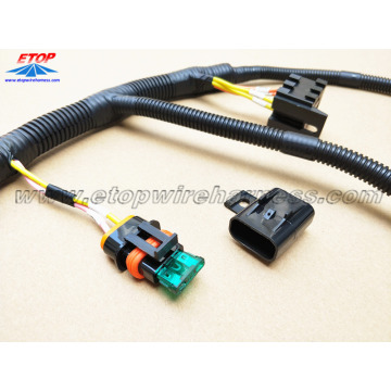 automotive relay to IP67 fuse box cable assembly