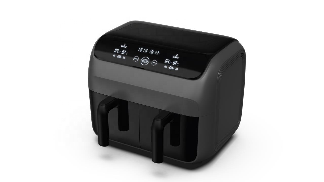 8L  Dual  Smart Air Fryer with Visible Window Household Appliance