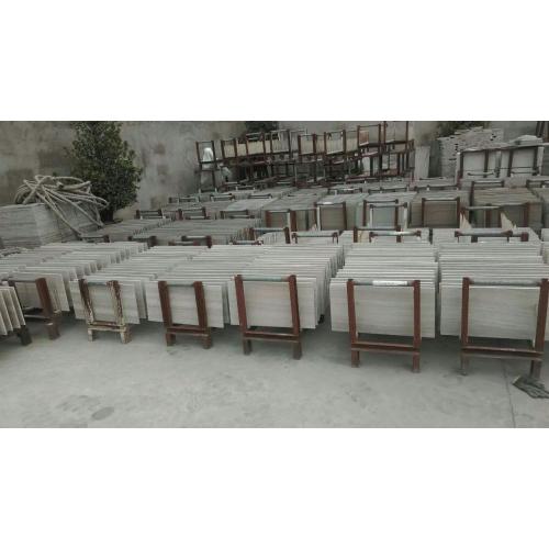 wooden white marble slabs and tiles