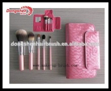 5pcs Cosmetic Make up brush set with bag,Make up set,Brush set makeup
