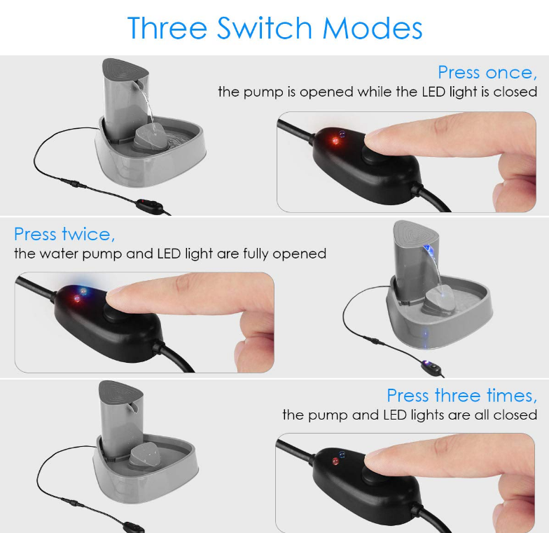 LED Cat Water Dispenser