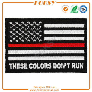 USA Flag iron patch sticker embroidery