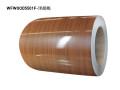 Houtpatroon pvc-film gelamineerde aluminium spoel