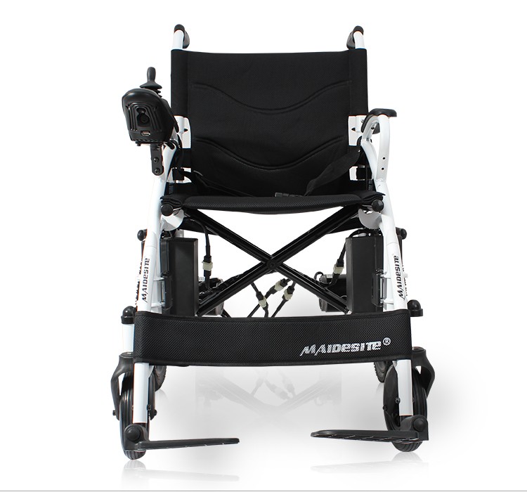 Modedesign lätt inaktiverad elektrisk vikbar motoriserad rullstol