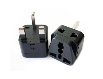 Pure Copper UK Plug Universal to UK Plug Adapter Converter
