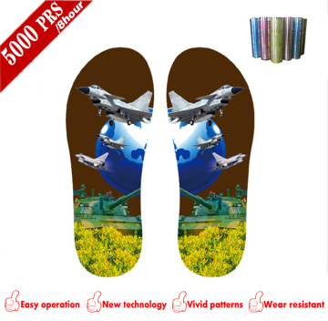 Classical style slipper PVC transfer film