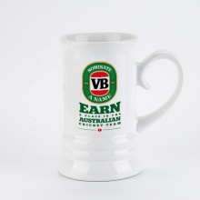 Customized 600ml/22oz VB Ceramic Beer Mug - German Beer Steins Mugs