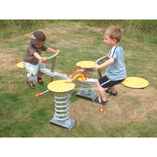 Metal Rocking HPL Playground Equipment Spring Rider