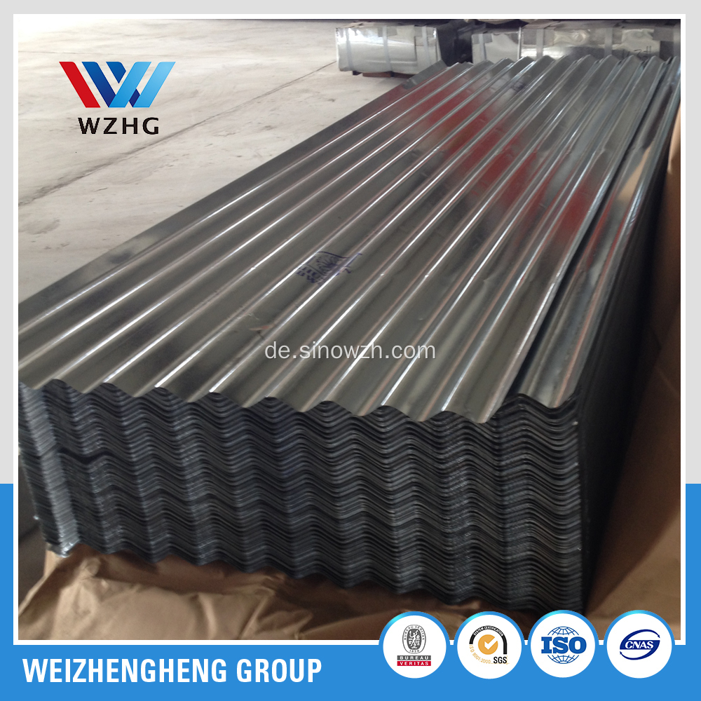 Roofing steel corrugated galvanized sheet