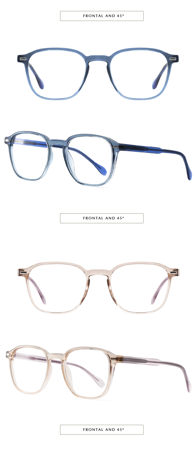 fashion acetate optical glasses frame