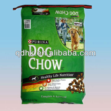 Quad sealed pet food packaging bags