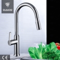 Grand Brushed Nickel Pulldown Semprot Faucet Sink Mono