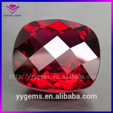 Rectangle Zirconia Stone Loose Garnet Faceted CZ