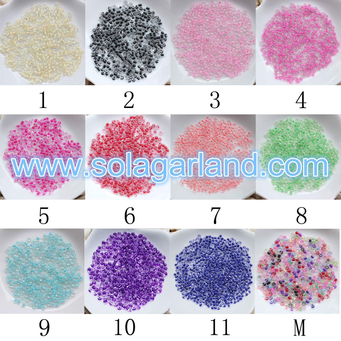 Glass Seed Beads For Diamond Jewelry