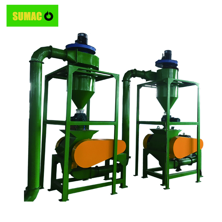 Rubber recycling waste car tire crusher machine