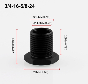 5/8-24 to 3/4-16 adapter for Oil Filter