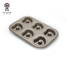 6x Heart Shaped Doughnut Mold