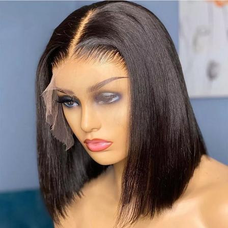 13x4 Lace Front Bob Wigs Human Hair Straight