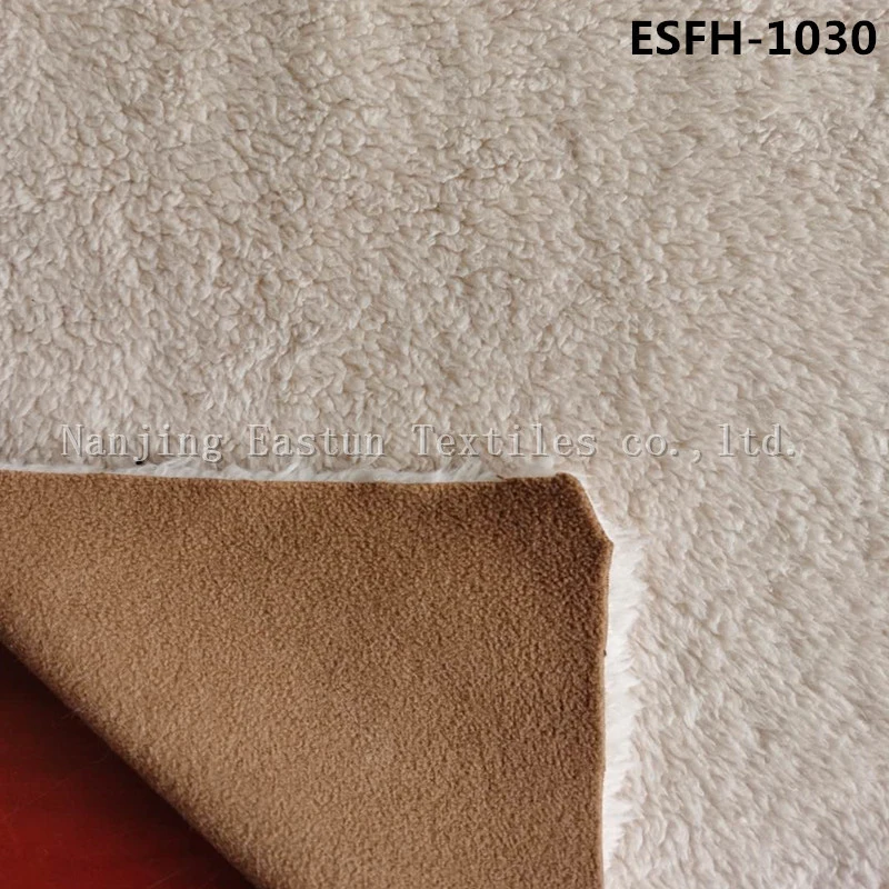 Micro Fiber Polar Fleece Bonded Sherpa Fleece Esfh-12A