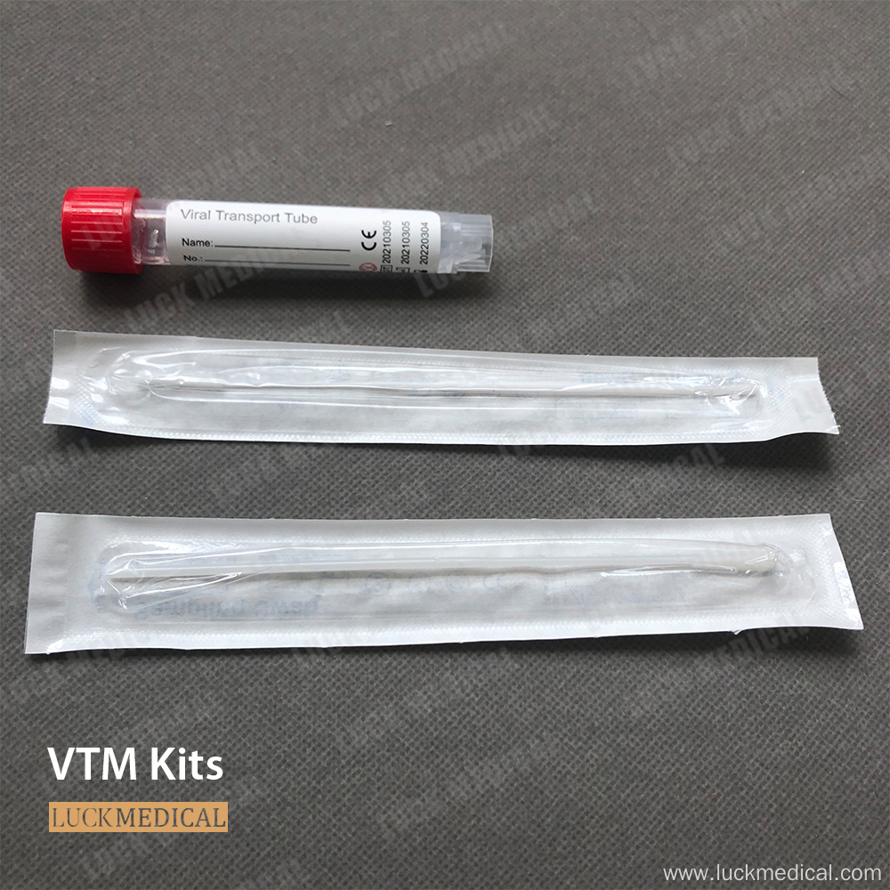 Virus Specimen Collection Media Tube VTM Kit CE