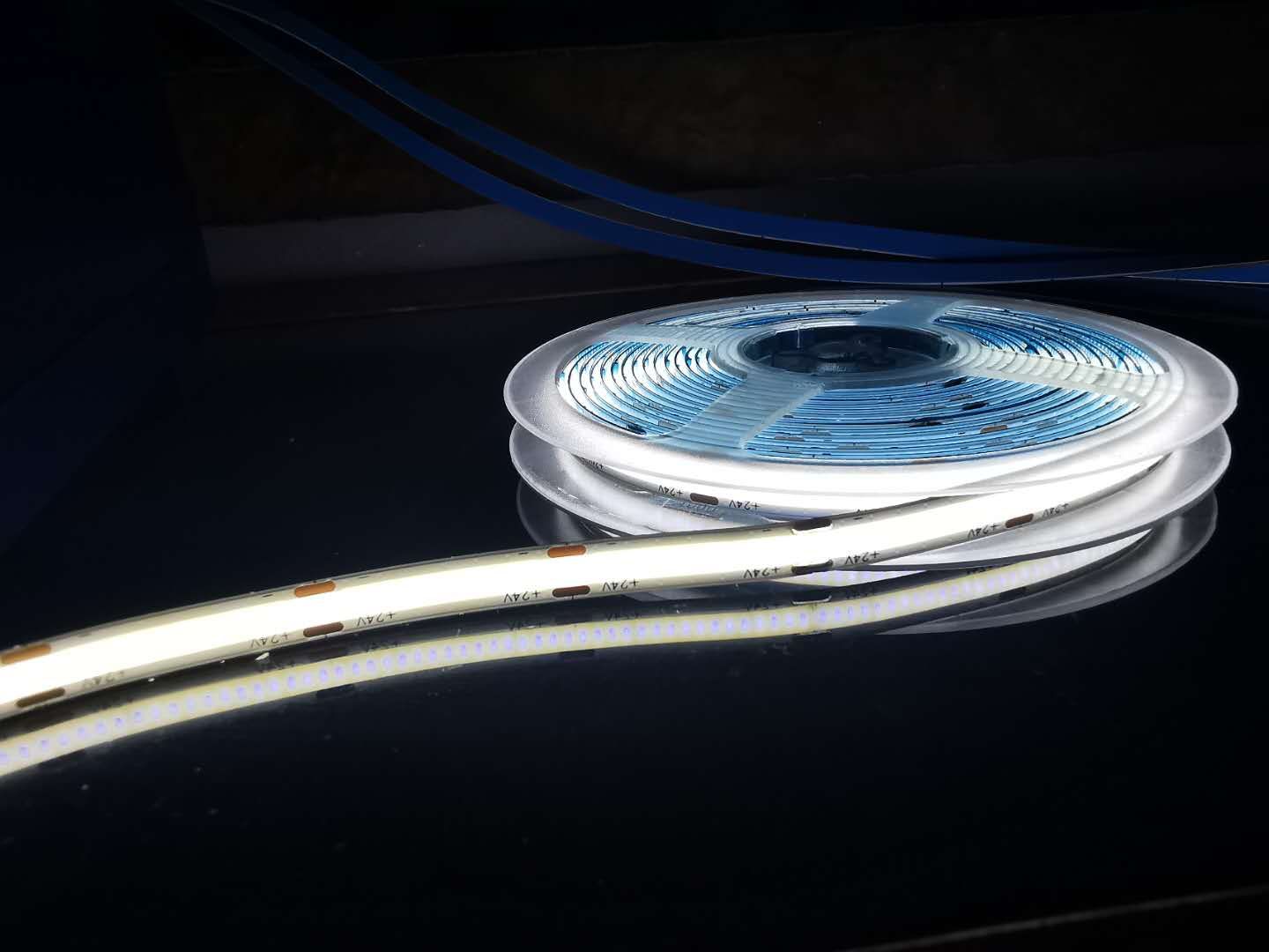 new product factory supplier flexible cob led strip light waterproof 384leds/m FPC cob  led strip light