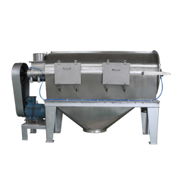 Air flow centrifugal sifter for starch powder