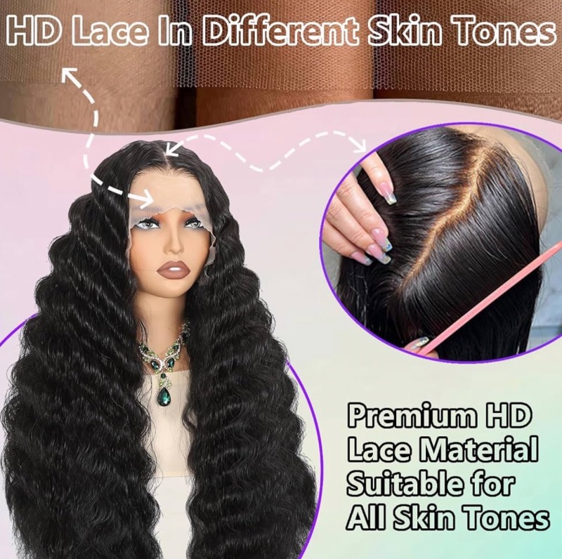 30 Inch Deep Wave HD Lace Wig