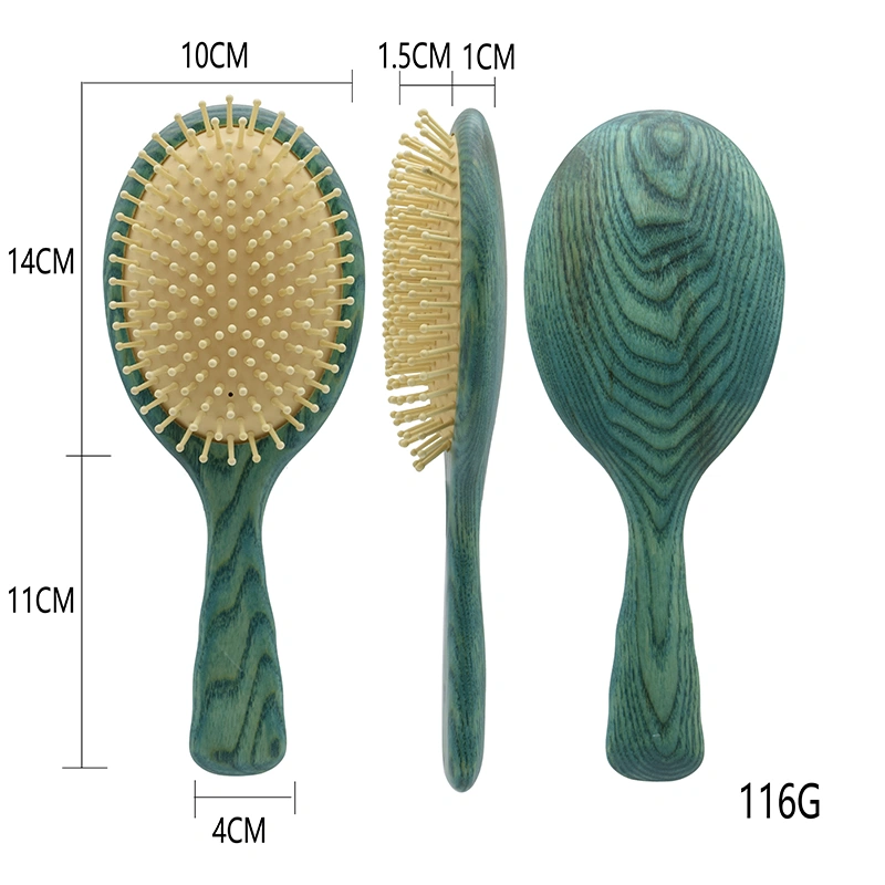 Wooden Air Cushion Massage Comb Square Head Flat Hair Brush Professional Hair Salon Styling Combs Healthy Care