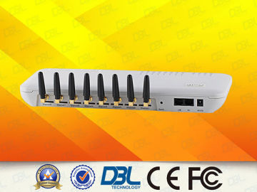 Voip 8 Sim Bank Goip Sms Gateway Wan / Lan , Linux Sms Ip Gateway