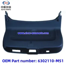Tailgate trim panel body assembly for changan CS85