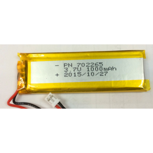 Batterie rechargeable du polymère 1000mAh de lithium 3.7v (LP2X6T7)